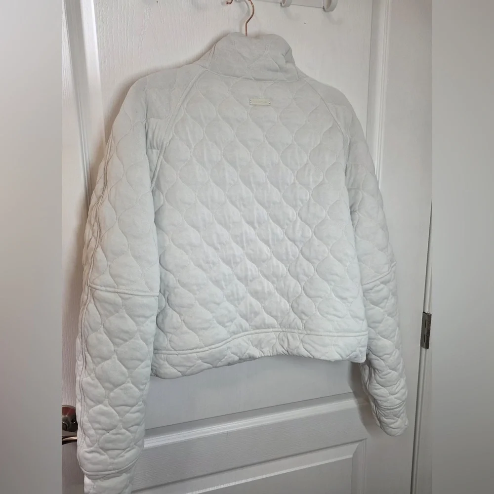 Lululemon✨Scuba Oversized Quilted Half Zip✨Plush Insulated Bone cream✨ NEW✨XL - Picture 6 of 16